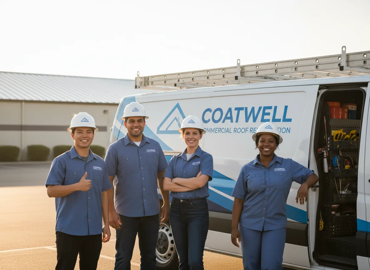 Commercial roof coating company in Conway, MI